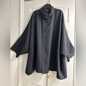 JAPANALIA Open Boxy Fit  Black Oversized LAGENLOOK Coat Jacket~ONE SIZE~Pockets